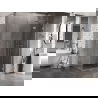 Mexen Lunar pravá otvorená sprchová kabína 95 x 90 cm, priehľadná, chróm - 834-095-090-01-00-P