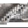 Mexen Lunar sprchový kút pravý 100 x 90 cm, transparentný, chróm - 834-100-090-01-00-P