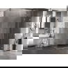 Mexen Lunar sprchový kút pravý 100 x 90 cm, transparentný, chróm - 834-100-090-01-00-P