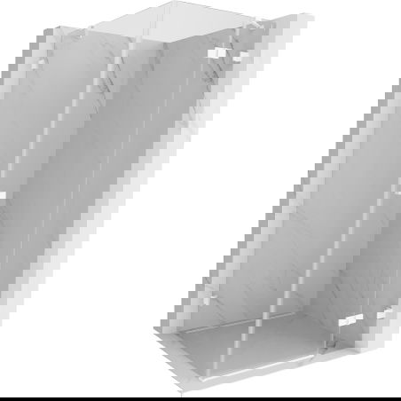 Mexen Lunar sprchový kút pravý 70 x 70 cm, priehľadný, biely - 834-070-070-20-00-P