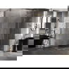 Mexen Lunar sprchový kút výklopný pravý 95 x 90 cm, priehľadný, zlatý - 834-095-090-50-00-P