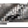 Mexen Lunar sprchovací kút pravý 95 x 90 cm, priehľadný, brúsená meď - 834-095-090-65-00-P