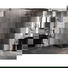 Mexen Lunar sprchový kút, sklápacie dvere pravé 70 x 70 cm, transparentný, brúsený gun gray - 834-070-070-66-00-P