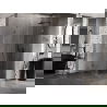 Mexen Lunar sprchový kút, sklápacie dvere pravé 70 x 70 cm, transparentný, brúsený gun gray - 834-070-070-66-00-P