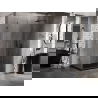 Mexen Lunar sprchovací kút otvárací pravý 100 x 80 cm, transparentný, gun metal - 834-100-080-95-00-P