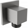 Mexen Cube uhlová prípojka, kartáčovaná gun gray - 79340-66