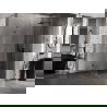 Mexen Lunar sprchová kabína s bočnými dverami vpravo 100 x 100 cm, priehľadná, gun metal - 834-100-100-95-00-P