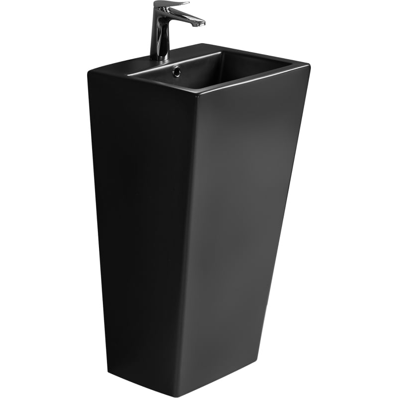 Mexen Liza stojaca umyvadlo 44 x 38 cm, čierna mat - 26154470