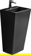 Mexen Liza stojaca umyvadlo 44 x 38 cm, čierna mat - 26154470