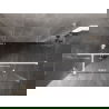 Mexen Lunar T sprchový kút s otočnými dverami, ľavý 115 x 70 cm, transparentný, biely - 834T-115-070-20-00-L