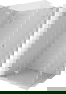 Mexen Lunar L Duo sprchová kabína s ľavými pántami 120 x 85 cm, transparentná, brúsený nikel - 834L-120L-085P-97-00