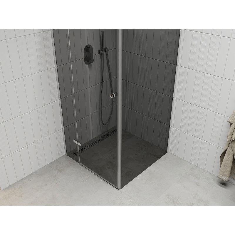 Mexen Roma sprchovací kút 100 x 100 cm, grafit, chróm - 854-100-100-01-40