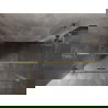 Mexen Lunar T sprchový kút otočný ľavý 120 x 100 cm, priehľadný, zlatý - 834T-120-100-50-00-L