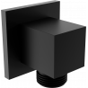 Mexen Cube rohový ventil, čierny - 79340-70