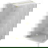 Mexen Lunar T sprchová kabína otočná ľavá 130 x 80 cm, priehľadná, zlatá brúsená - 834T-130-080-55-00-L