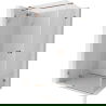 Mexen Lunar T sprchový kút výkyvný ľavý 125 x 70 cm, transparentný, ružové zlato - 834T-125-070-60-00-L
