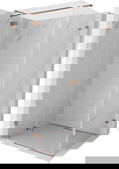 Mexen Lunar T ľavá sprchová kabína 120 x 110 cm, priehľadná, ružové zlato - 834T-120-110-60-00-L