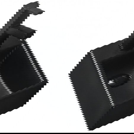 Mexen Inez umývadlo na dosku pravé 40 x 20 cm, čierny mat - 21484085R