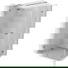 Mexen Lunar T sprchový kút s otočnými dverami ľavý 135 x 70 cm, priehľadný, kartáčovaný gun gray - 834T-135-070-66-00-L