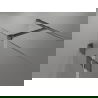 Mexen Lunar T sprchový kút otváravý ľavý 115 x 80 cm, transparentný, kartáčovaný gun gray - 834T-115-080-66-00-L