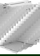 Mexen Lunar T sprchová kabína otváracia ľavá 125 x 80 cm, priehľadná, brúsená gun gray - 834T-125-080-66-00-L