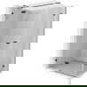Mexen Lunar T sprchový kút otváravý ľavý 140 x 80 cm, priehľadný, čierny - 834T-140-080-70-00-L