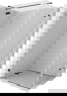 Mexen Lunar T sprchová kabína otvárateľná ľavá 130 x 100 cm, transparentná, čierna - 834T-130-100-70-00-L