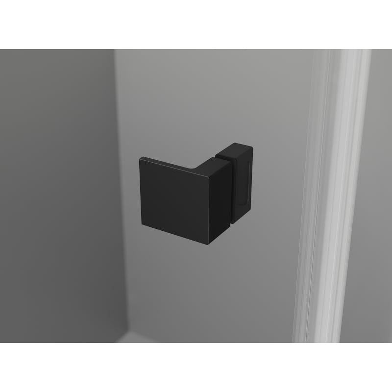 Mexen Lunar T - skladacia ľavá sprchová kabína 130 x 120 cm, priehľadná, čierna - 834T-130-120-70-00-L