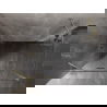 Mexen Lunar sprchovací kút s otváracími dverami ľavý 95 x 80 cm, transparentný, zlatý kartáčovaný - 834-095-080-55-00-L