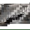 Mexen Lunar T sprchová kabína otváracia ľavá 130 x 110 cm, priehľadná, gun metal - 834T-130-110-95-00-L