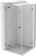 Mexen Lunar T sprchovací kút výklopný ľavý 120 x 120 cm, transparentný, gun metal - 834T-120-120-95-00-L