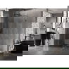 Mexen Lunar T sprchovací kút výklopný ľavý 120 x 120 cm, transparentný, gun metal - 834T-120-120-95-00-L