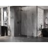 Mexen Lunar T sprchový kút výklopný ľavý 130 x 120 cm, transparentný, gun metal - 834T-130-120-95-00-L