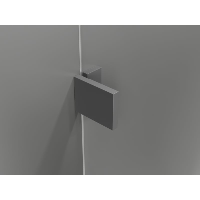 Mexen Lunar T sprchový kút výklopný ľavý 130 x 120 cm, transparentný, gun metal - 834T-130-120-95-00-L