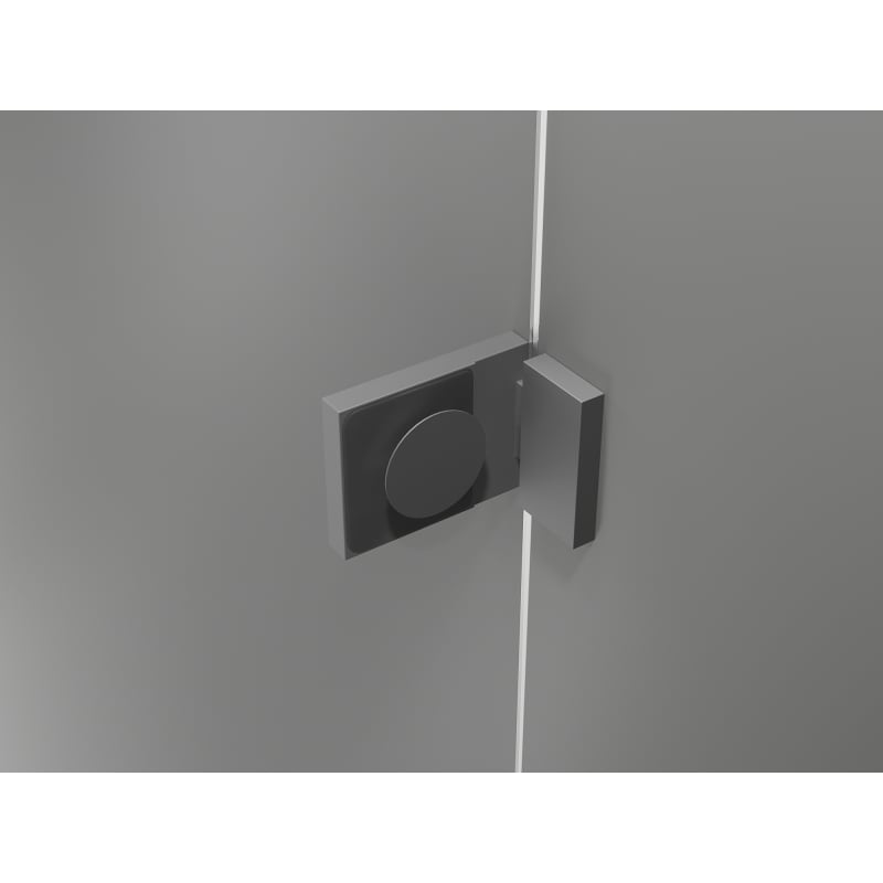 Mexen Lunar T sprchový kút výklopný ľavý 130 x 120 cm, transparentný, gun metal - 834T-130-120-95-00-L