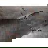 Mexen Lunar sprchovací kút výklopný ľavý 80 x 80 cm, priehľadný, ružové zlato - 834-080-080-60-00-L