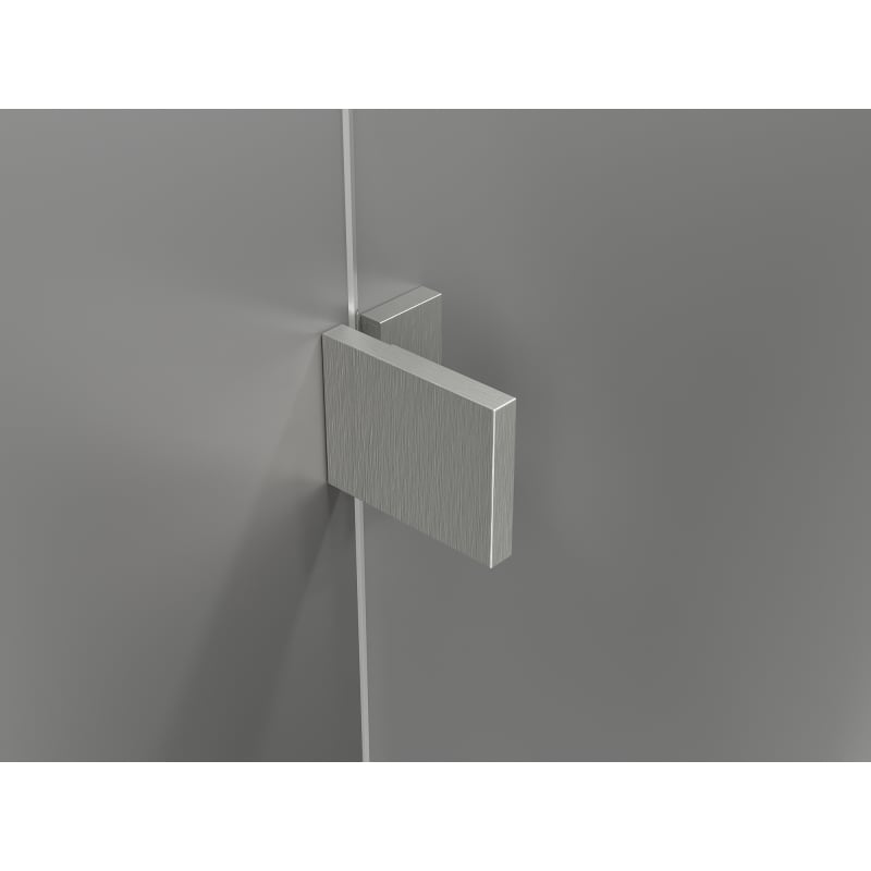 Mexen Lunar T sprchovací kút s otváracími dverami vľavo 130 x 120 cm, priehľadný, brúsený nikel - 834T-130-120-97-00-L