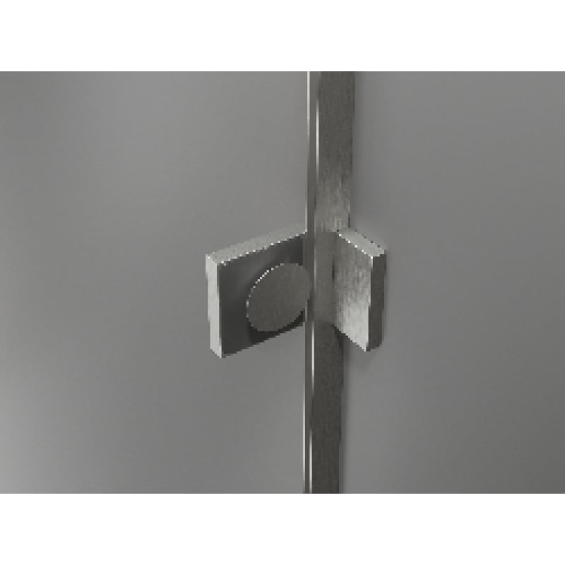 Mexen Lunar T sprchovací kút s otváracími dverami vľavo 130 x 120 cm, priehľadný, brúsený nikel - 834T-130-120-97-00-L