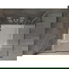 Mexen Omega sprchový kút posuvný 100 x 100 cm, transparentný, chróm + vanička Flat - 825-100-100-01-00-4010