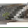 Mexen Omega sprchová kabína 3-stranná, posuvná 100 x 100 cm, transparentná, chróm - 825-100-100-01-00-3S