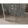 Mexen Omega-3S sprchový kút 3-stranný, posuvný 100 x 100 cm, transparentný, chróm - 825-100-100-01-00-3S