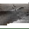 Mexen Lunar sprchovací kút výkyvný, ľavý, 70 x 70 cm, priehľadný, brúsená gun gray - 834-070-070-66-00-L