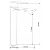 Mexen Royo R40 vaňová sada, biela - 72213R40-20