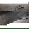 Mexen Lunar sprchovací kút s otváracími dverami ľavý 100 x 90 cm, transparentný, kartáčovaný gun gray - 834-100-090-66-00-L