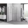 Mexen Exo-B sprchová kabína s otváracími dverami 95 x 95 cm, transparentná, chróm - 817-095-095-01-00