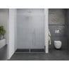 Mexen Pretoria Duo sprchové dvere výklopné 140 cm, transparentné, chróm - 852-140-000-02-00