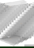 Mexen Lunar sprchovací kút, závesný, ľavý 75 x 70 cm, transparentný, brúsený nikel - 834-075-070-97-00-L