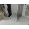 Mexen Lima skladacia sprchová kabína 70 x 70 cm, grafit, chróm - 856-070-070-01-40