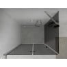 Mexen Lima skladací sprchovací kút 70 x 80 cm, grafit, chróm - 856-070-080-01-40