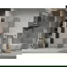 Mexen Lima skladacia sprchová kabína 80 x 80 cm, grafit, chróm - 856-080-080-01-40